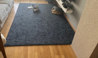Alfombra azul marino