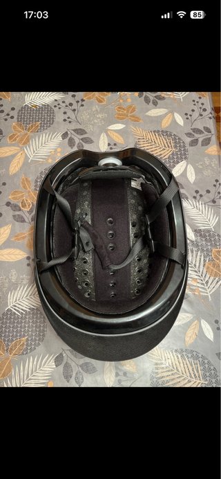 Casco de hípica negro
