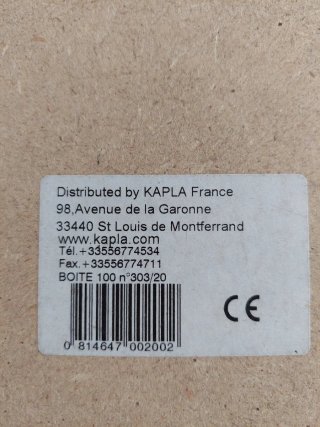 Juego de construcción Kapla 100 piezas