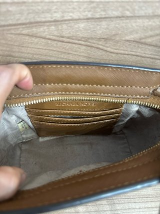 Michael Kors bolso bandolera Saffiano Marron/Camel