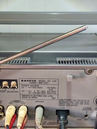 Radiocassette Boombox Vintage Sanyo C4