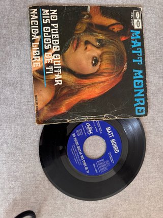 Vinilo Matt Monro No Puedo Quitar Mis Ojos de Ti