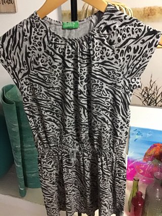 Lote 6 vestidos algodón niña 8-9 años
