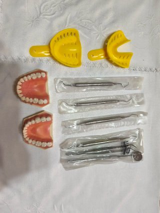 Kit de instrumental y tipodonto para practicas