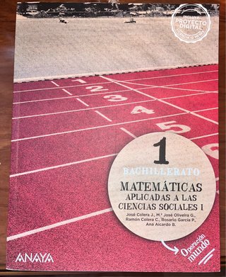 Matemáticas aplicadas a las Ciencias Sociales I