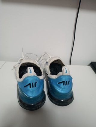 Zapatillas Nike Air 270 Hombre Blancas y Azules