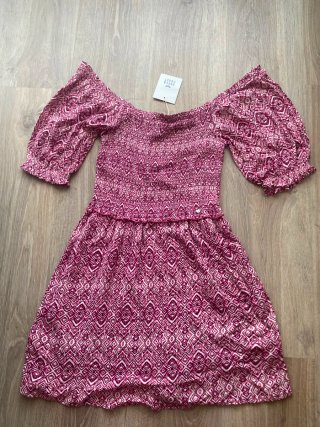 Vestido corto estampado Green Coast