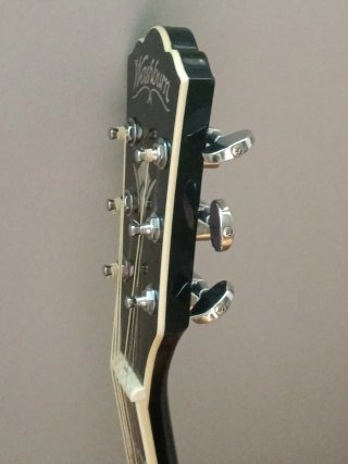 Guitarra Electroacústica Washburn EA12 Negra
