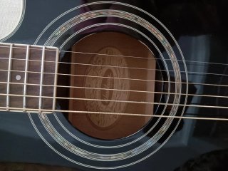 Guitarra Electroacústica Washburn EA12 Negra