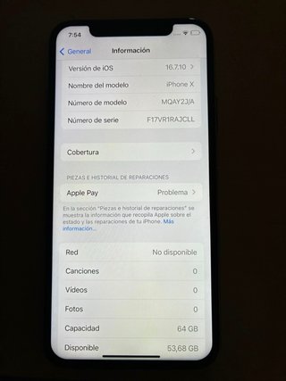 iPhone X Blanco
