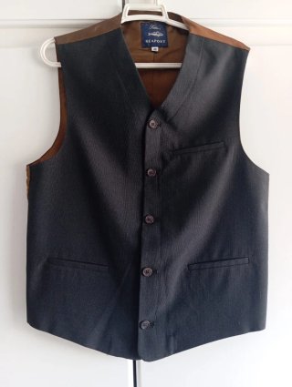 Chaleco de traje SEAPORT gris talla 46
