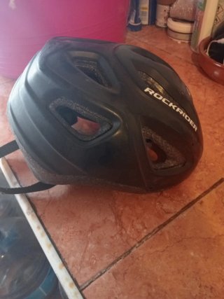 Casco Negro con Luz LED