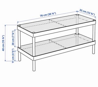 Zapatero IKEA MACKAPÄR blanco