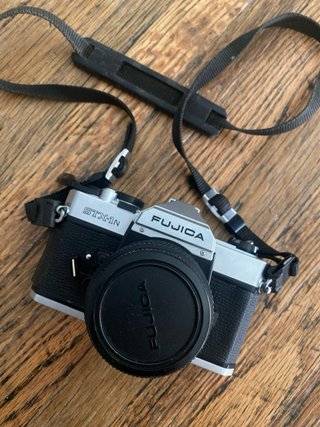 Fujica STX-1N + Flash+ objetivo de 50mm y maletín.