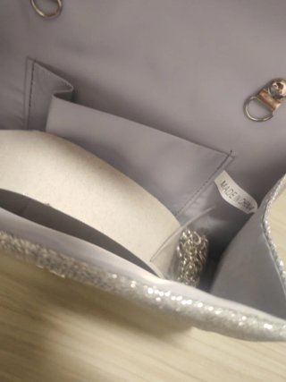Bolso de fiesta plateado