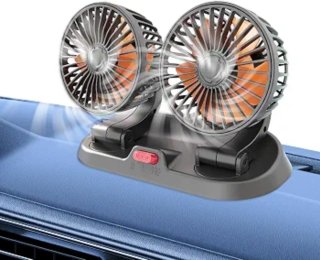 Ventilatore Doppio Ricaricabile per Auto