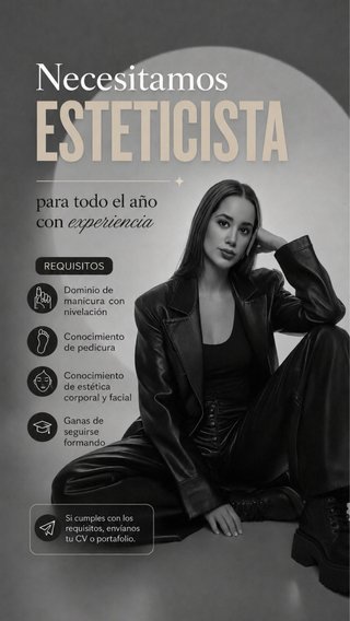 Esteticista con experiencia