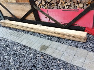 Lote de 6 tablas madera pino