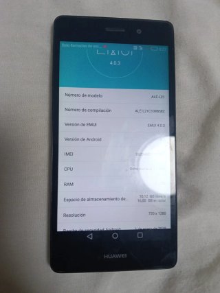 Huawei Teléfono Móvil Negro