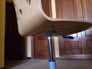 Silla IKEA con ruedas