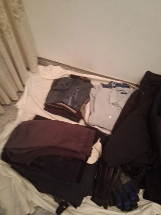 Lote Ropa Hombre Negra y Multicolor