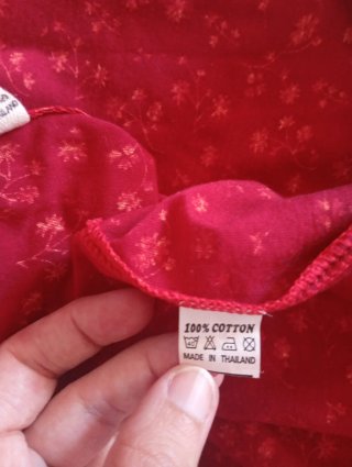 Vestido de verano corto rojo estampado floral
