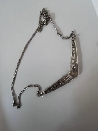 Collar Plata Diseño Geométrico