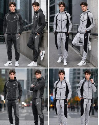 Chándal Nike Negro y Gris