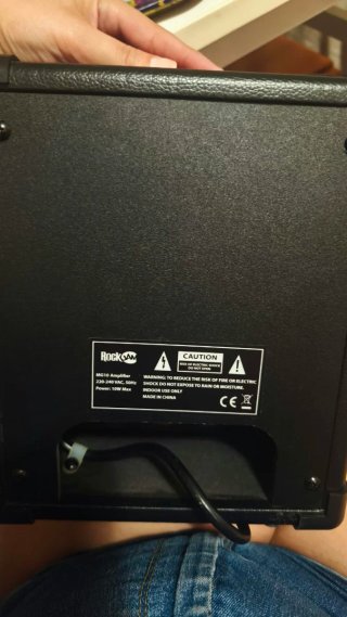 Amplificador Guitarra Rock Jam MG 10 Negro
