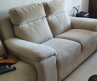 Conjunto Sofás 2 y 3 Plazas Beige