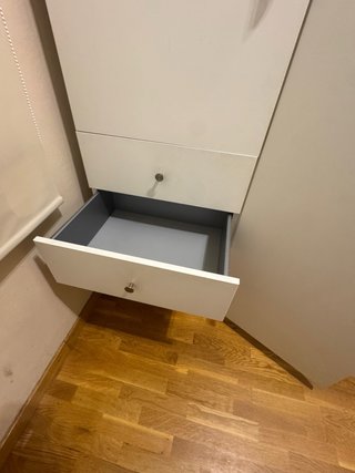 Armario blanco 38 cm de fondo