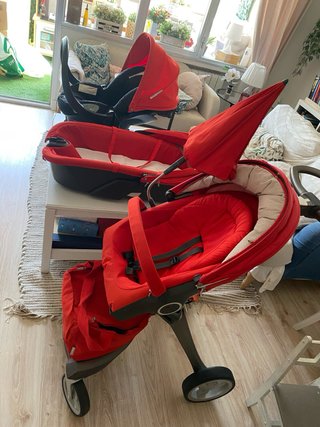 Carrito Stokke Xplory completo + muchos accesorios