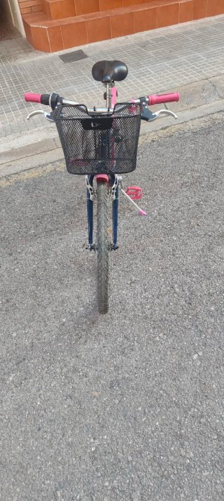 Bicicleta infantil BTWIN ORIGINAL 500 azul y rosa
