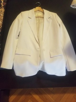 Completo giacca e pantalone beige
