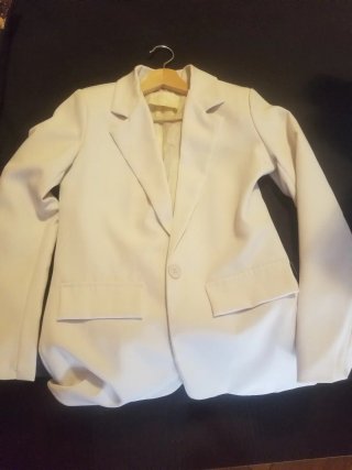 Completo giacca e pantalone beige
