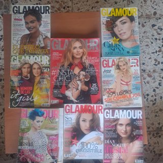 Revistas Glamour 2005 y dos 2012