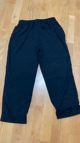 Pantalón chándal negro ancho Talla M
