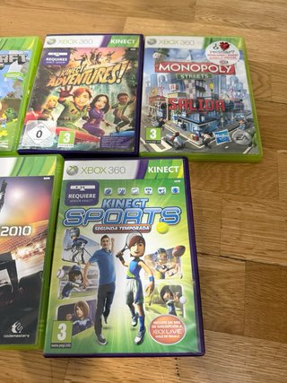 Lote 7 Videojuegos Xbox 360 ESCUCHO OFERTAS