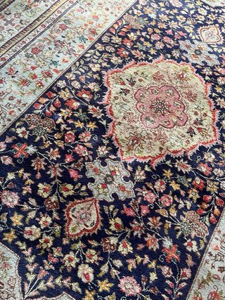 Tappeto Persiano Nain 255x190 Iraniano