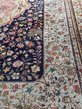 Tappeto Persiano Nain 255x190 Iraniano