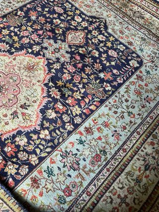 Tappeto Persiano Nain 255x190 Iraniano