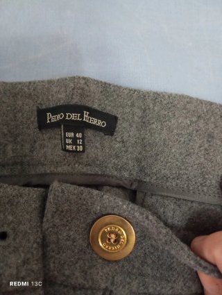 Pantalón Pedro del Hierro Gris