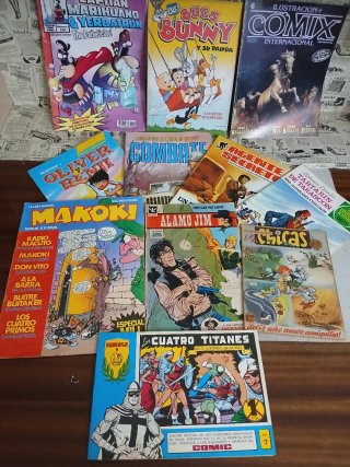 REBAJADO.Lote 85 Cómics Tebeos Antiguos