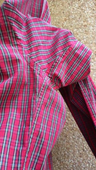 Camisa de cuadros hombre roja