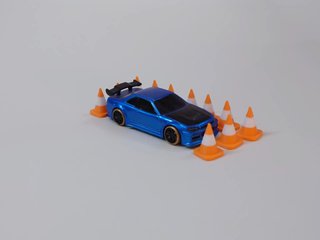 Conos trafico Hot Wheels 3D