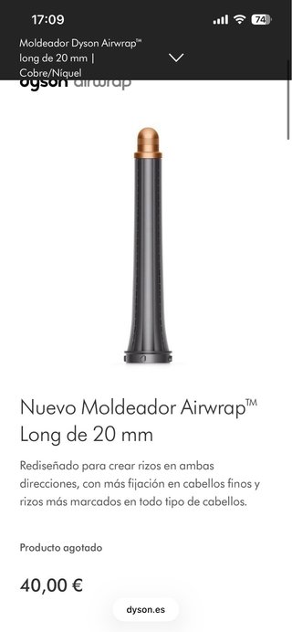 Dyson Airwrap Moldeador Accesorios