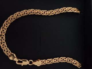 Cadena laminada oro 18k