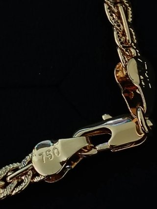 Cadena laminada oro 18k