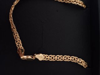 Cadena laminada oro 18k
