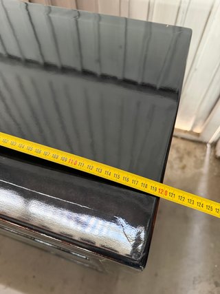 Cómoda lacada madera maciza nueva